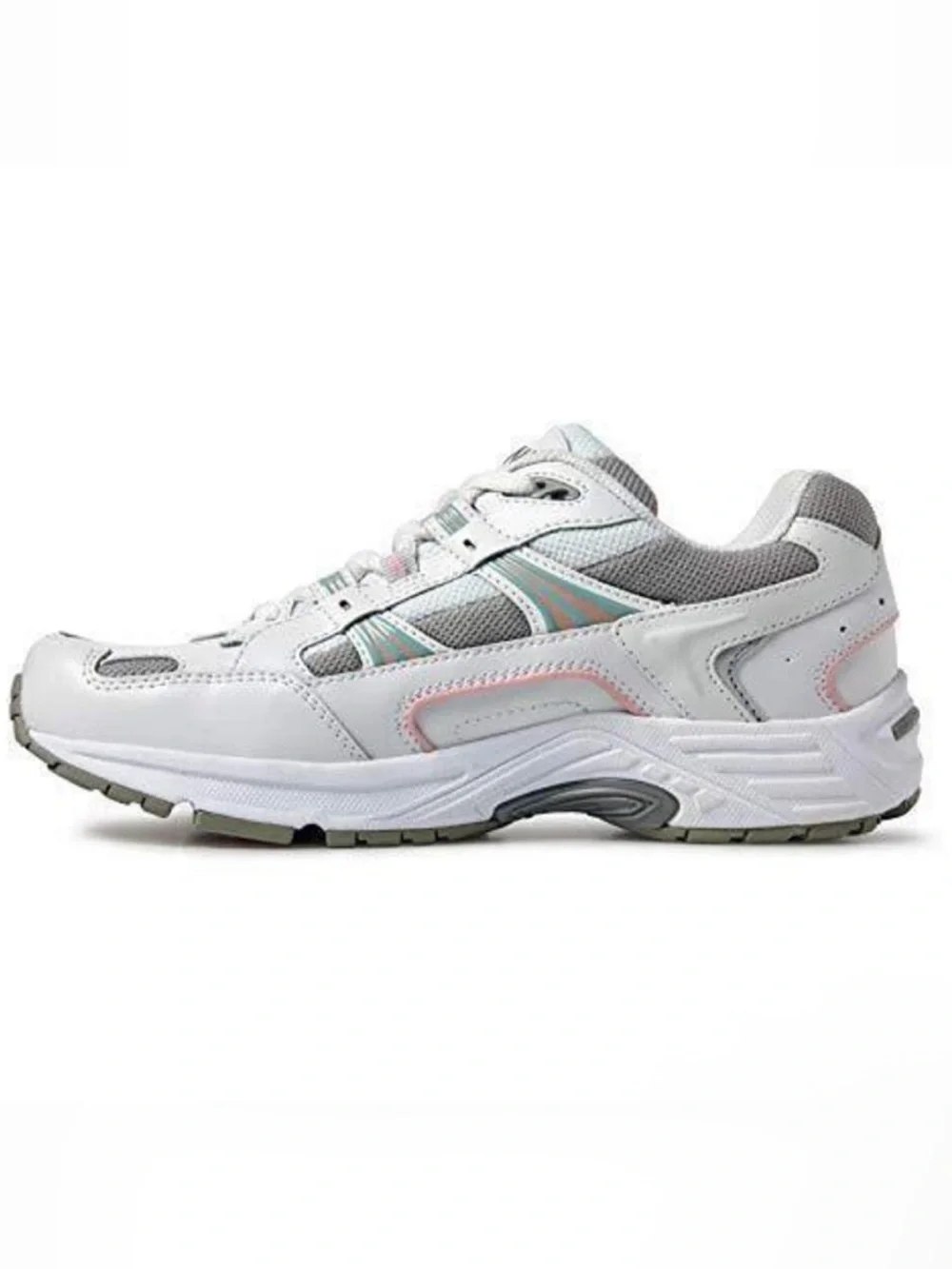 Vionic 23 Walk Walking Athletic Sneakers Pink White Leather Women’s Size 9.5 New
